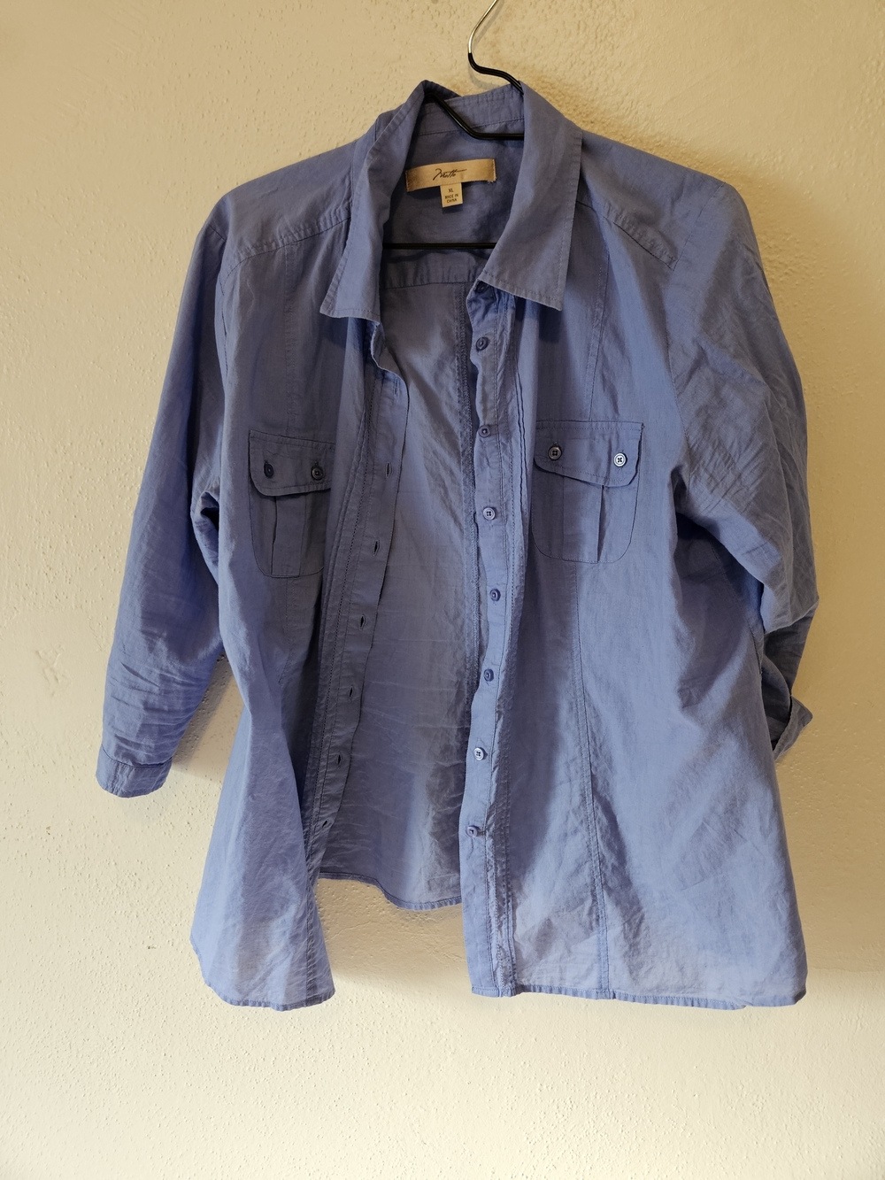 MOTTO Light Blue Women's Shirt